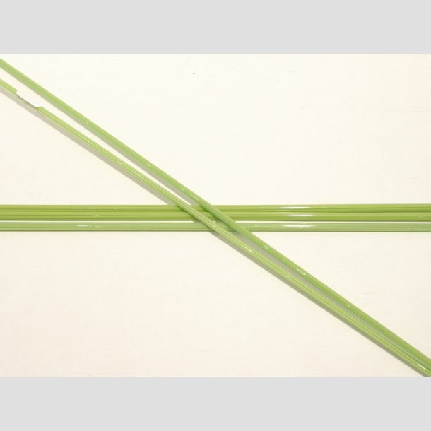 Glas Stnger - Pind Millefiori - Gul/Hvid/Grn - Dia4-6mm - 50cm