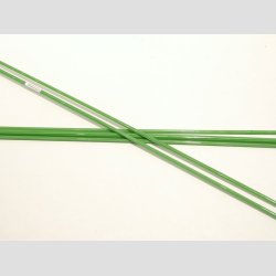 Glas Stnger - Pind Millefiori - Grn/Hvid/Gul - Dia4-6mm - 50cm