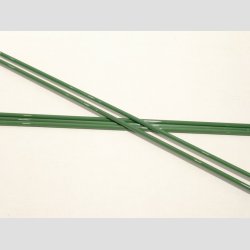 Glas Stnger - Pind Millefiori - Jadegrn/Bl/Orange - Dia4-6mm - 50cm