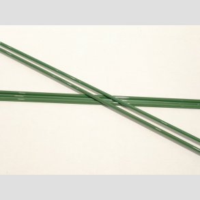 Glas Stnger - Pind Millefiori - Jadegrn/Bl/Orange - Dia4-6mm - 50cm