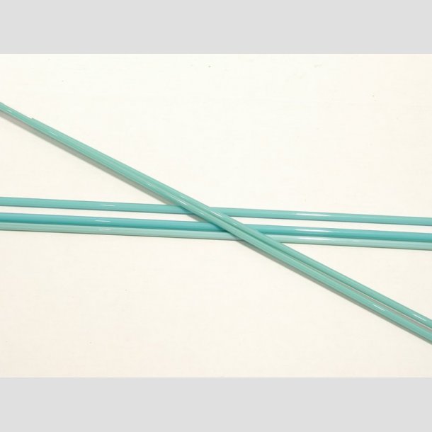 Glas Stnger - Pind Millefiori - Bl/Gul/Grn - Dia4-6mm - 50cm