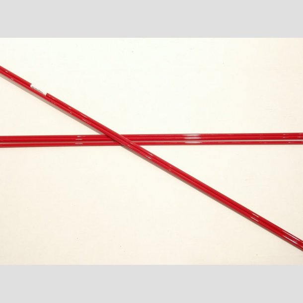 Glas Stnger - Pind Orange/Rd Farve - COE96 - Dia4-6mm - 50cm