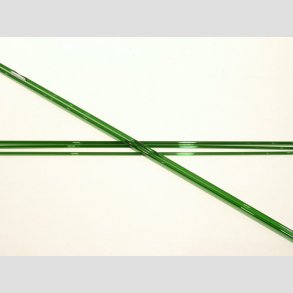 Glas Stnger - Pind Klar/Grn Farve - COE96 - Dia4-6mm - 50cm