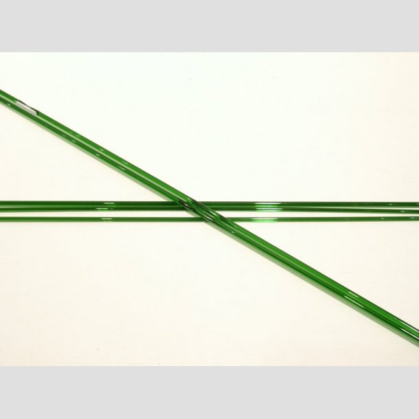 Glas Stnger - Pind Klar/Grn Farve - COE96 - Dia4-6mm - 50cm