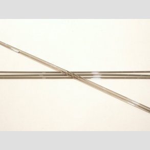 Glas Stnger - Pind Klar/Brun Farve - COE96 - Dia4-6mm - 50cm