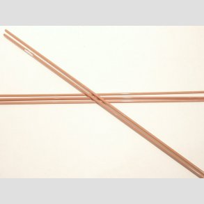 Glas Stnger - Pind Brun/Jade Farve - COE96 - Dia4-6mm - 50cm