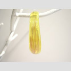 Glas Armbnd - Gul/Guld - Dia5,5cm &amp; 2,8cm bning