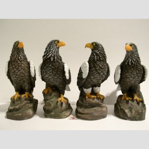 Dyrefigur Statuette - Stellers rn - 14cm - 4 Forskellige Stillinger