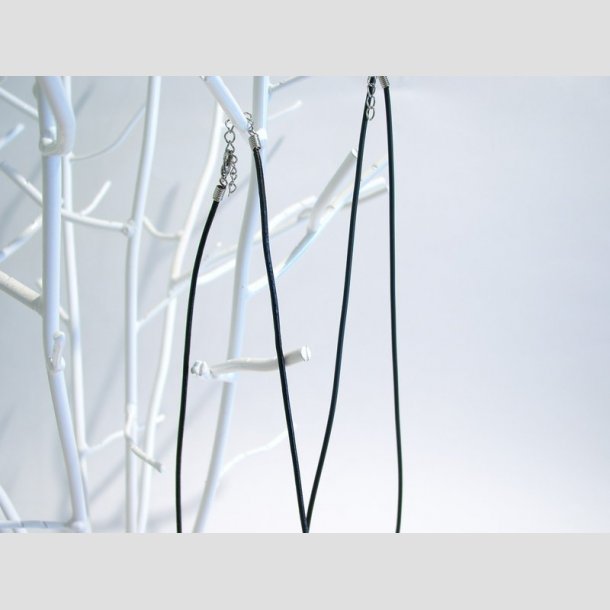 Sort Smykke Remme - 25cm