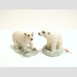 Dyrefigur - Isbjrn - 1 St med 2 Asst. - 6cm
