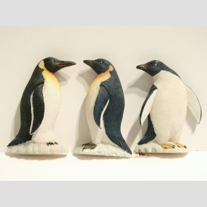 Polystone Magneter - Pingvin - 1 St 3 Asst. - 8,5cm