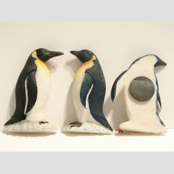Polystone Magneter - Pingvin - 1 St 3 Asst. - 8,5cm