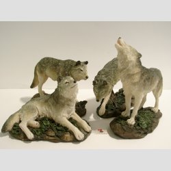 Ulve Figurer - Dyrefigurer - Vilde - 14cm