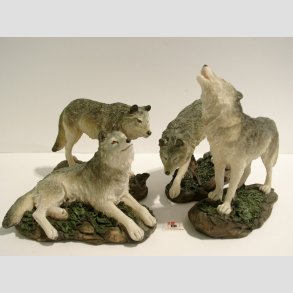 Ulve Figurer - Dyrefigurer - Vilde - 14cm