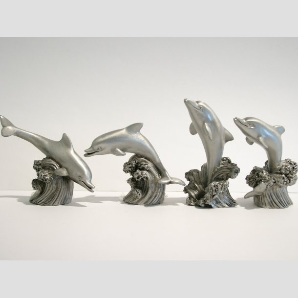 Komedieserie når som helst statisk Delfin Figurer - Massiv Tin Figur - 7-8cm - Kobber & Tin - Ibsen Design