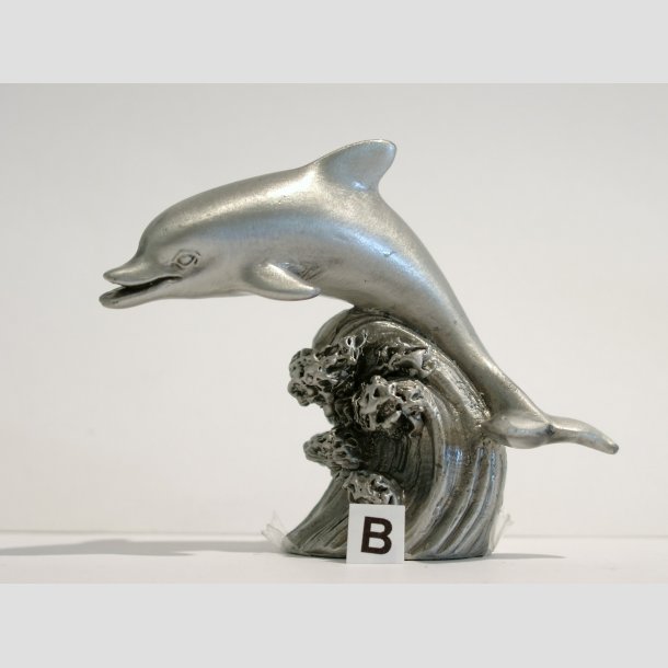 Delfin Figurer - Massiv Tin Figur - 7-8cm ID Deko2