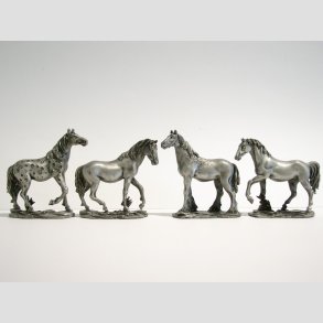 Dyrefigurer - Heste Tinfigur - 6-7cm