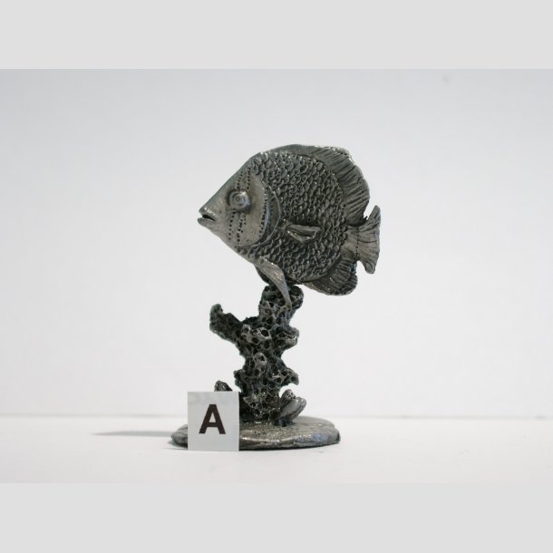 Dyrefigur - Fisk P Koral - Tin Figur - 6cm ID Deko1