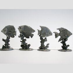 Dyrefigur - Fisk P Koral - Tin Figur - 6cm