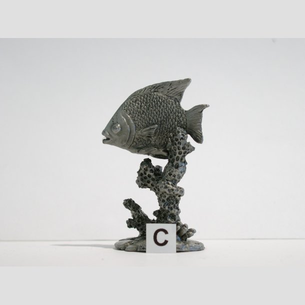 Dyrefigur - Fisk P Koral - Tin Figur - 6cm ID Deko3
