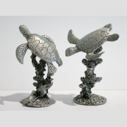 Dyrefigurer - Tin Havskildpadde - 6cm