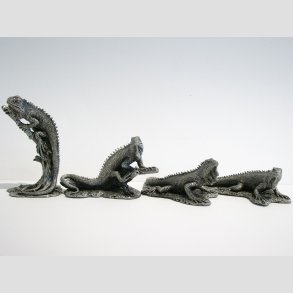 Lizard Firben - Tin Figur - 8,5cm