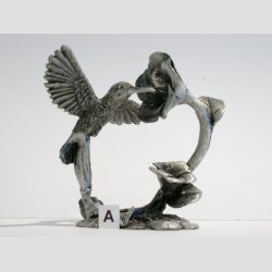 Kolibri - Fugle Figur - Tin Kolibrier - 8-9cm