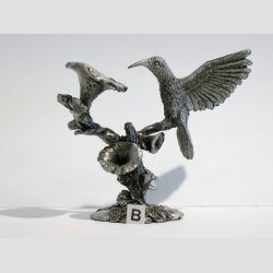 Kolibri - Fugle Figur - Tin Kolibrier - 8-9cm