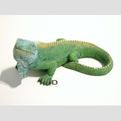 Dyrefigur - Grn Liguan - 8cm