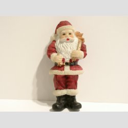 Julepynt - Julemand - Polystone Magneter - Julemand - 7cm