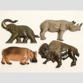 Zoodyre Figurer - Plast Magnet - 6-8cm