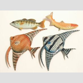 Dyrefigurer - Plast Magnet - Fisk - 6-8cm