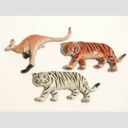 Zoodyr Figurer - Plast Magnet - 6-8cm