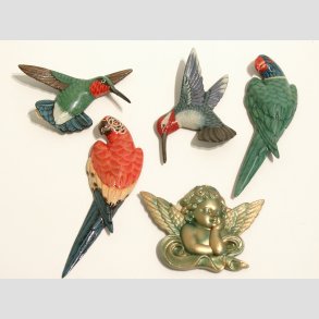 Souvenir og Dyr Magneter - Figurer Plast Magnet - 6-8cm