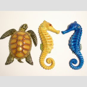 Dyrefigurer - Plast Vg Plaque - 15cm