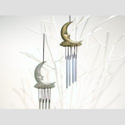 Vindspil Uro - Vindklokker I Plast - Mne - 20cm