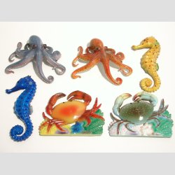 Dyrefigurer - Plast Magnet med Dyrefigurer - 6-8cm