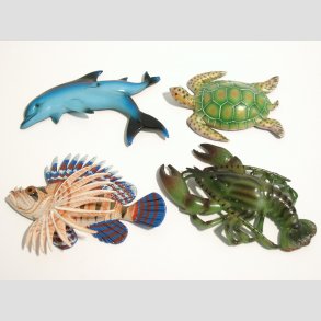 Dyre Figurer Magneter i Plast - 6-8cm