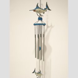 Vindklokker - Vindspil Uro - med 2 Svrfisk - 40cm