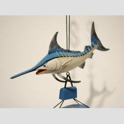 Vindklokker - Vindspil Uro - med 2 Svrfisk - 40cm