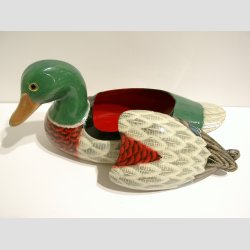 Dyrefigur - And Boks - Med et Hemmelig Rum 