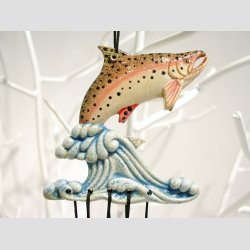 Dyrefigurer Fisk - Vindspil Uro - Vindklokker Med Fisk - 20cm