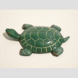 Dyrefigurer - Plast Magnet - Skildpadde - 8cm