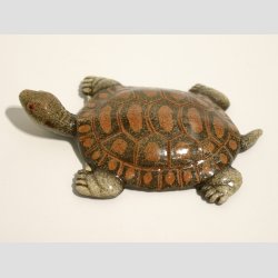 Dyrefigurer - Plast Magnet - Skildpadde - 8cm