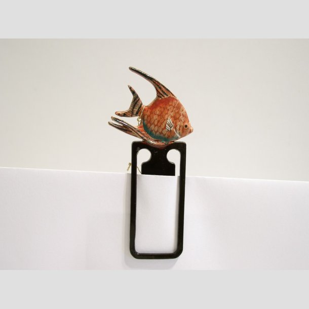 Bogmrker Med Fisk Figurer - 11cm ID Deko1
