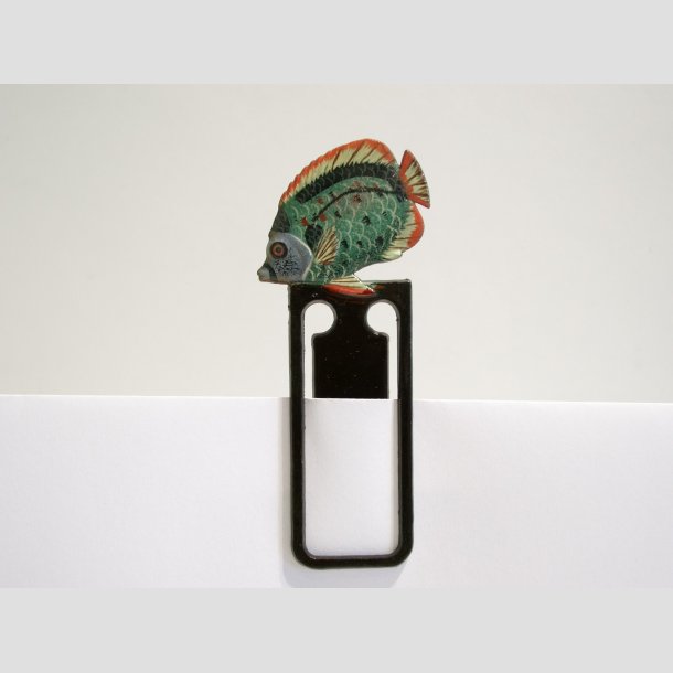 Bogmrker Med Fisk Figurer - 11cm ID Deko3