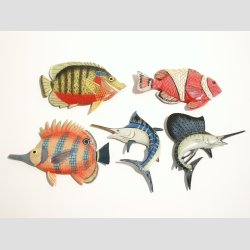 Dyrefigurer Plast Magneter - 6-8cm