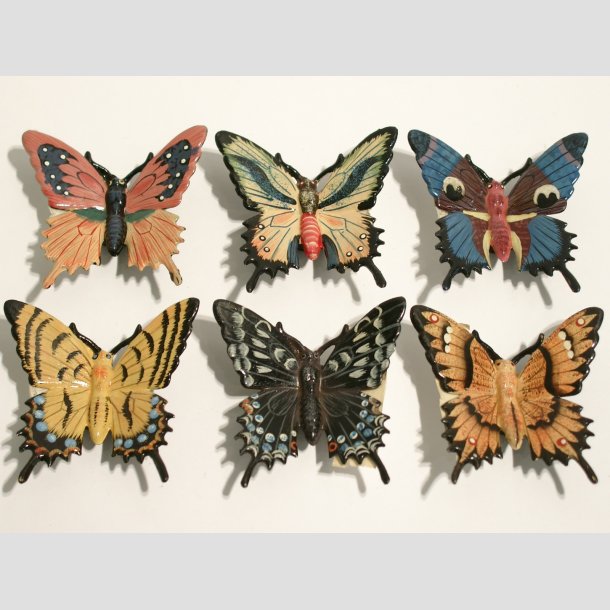 Dyrefigur - Plast Magnet - Sommerfugl - 5-6cm