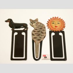 Bogmrker Med Dyrefigurer mv - 10cm