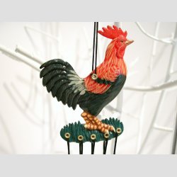 Vindspil Uro - Vindklokker Med Dyrefigurer - 20cm